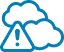 smoke clouds hazard triangle icon