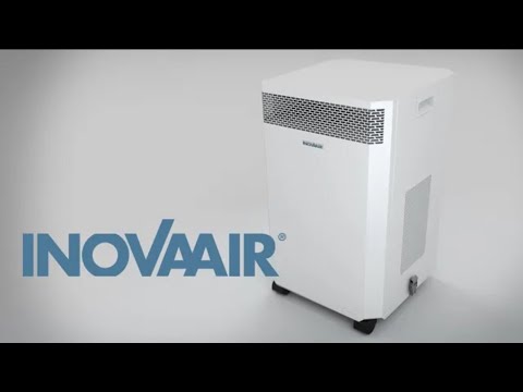 Load and play video in Gallery viewer, A video demonstrating the features of an INOVA E7 air purifier.
