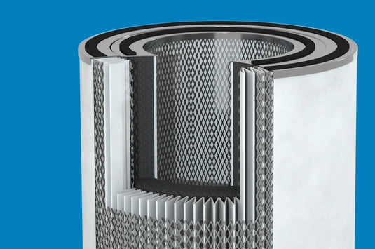 High-capacity activated carbon filter