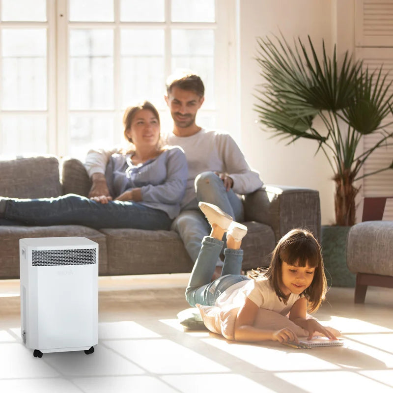 A family enjoying their INOVA E20 Air Purifier.