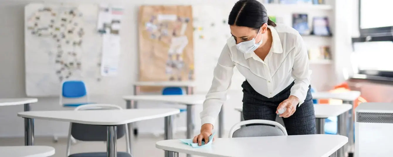 inova air purifier in classroom