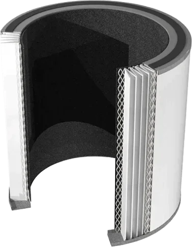 inova purifiers hepa filter cutaway